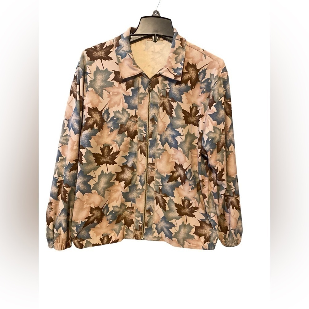 Vintage Teddi | Autumn Leaf Zip Up Jacket 80’s Vintage Jacket